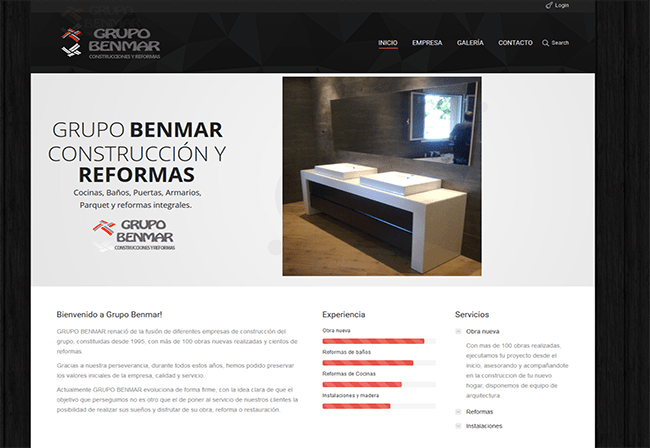 Proyecto de Página web para empresa de Reformas