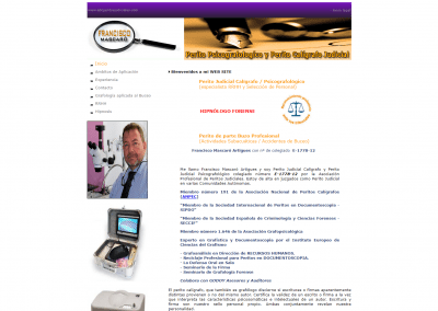 Proyecto Perito Judicial Calígrafo