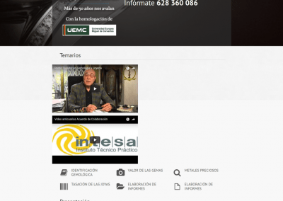 Proyecto Curso Perito Tasador en Gemología
