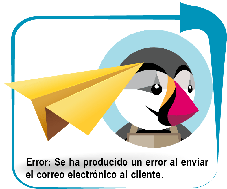 Error: Se ha producido un error al enviar el correo electrónico al cliente. (Prestashop)