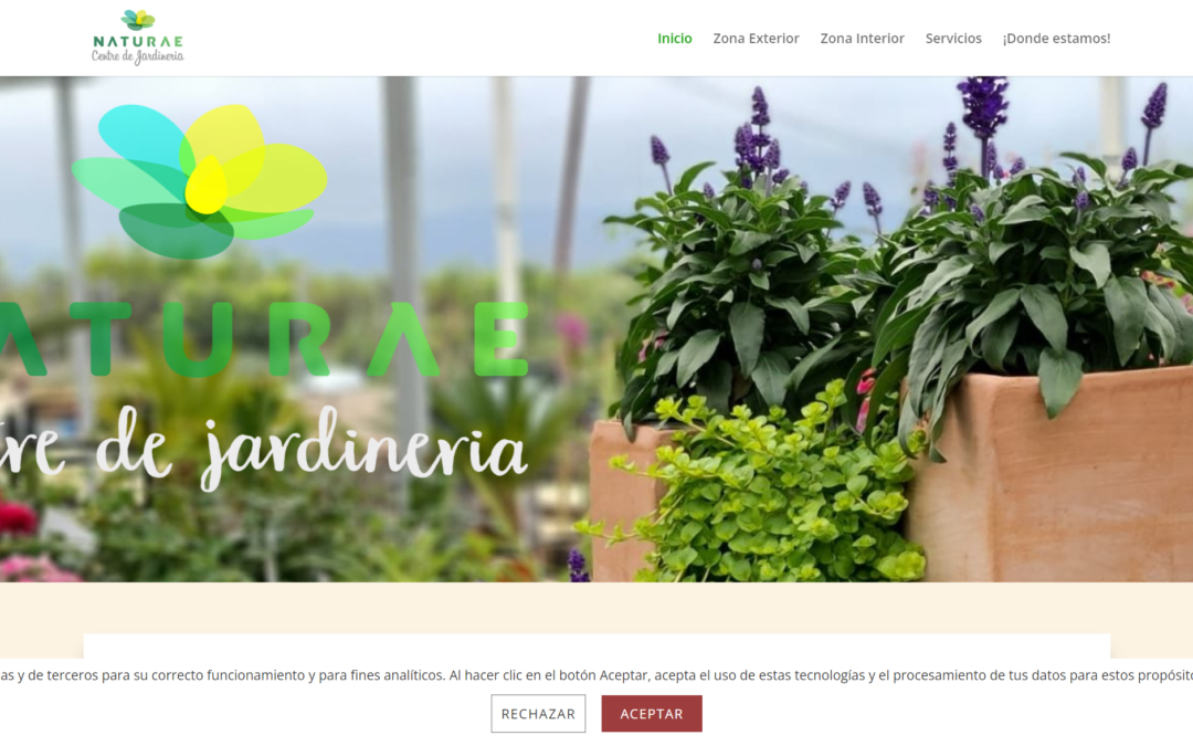 Página web Garden