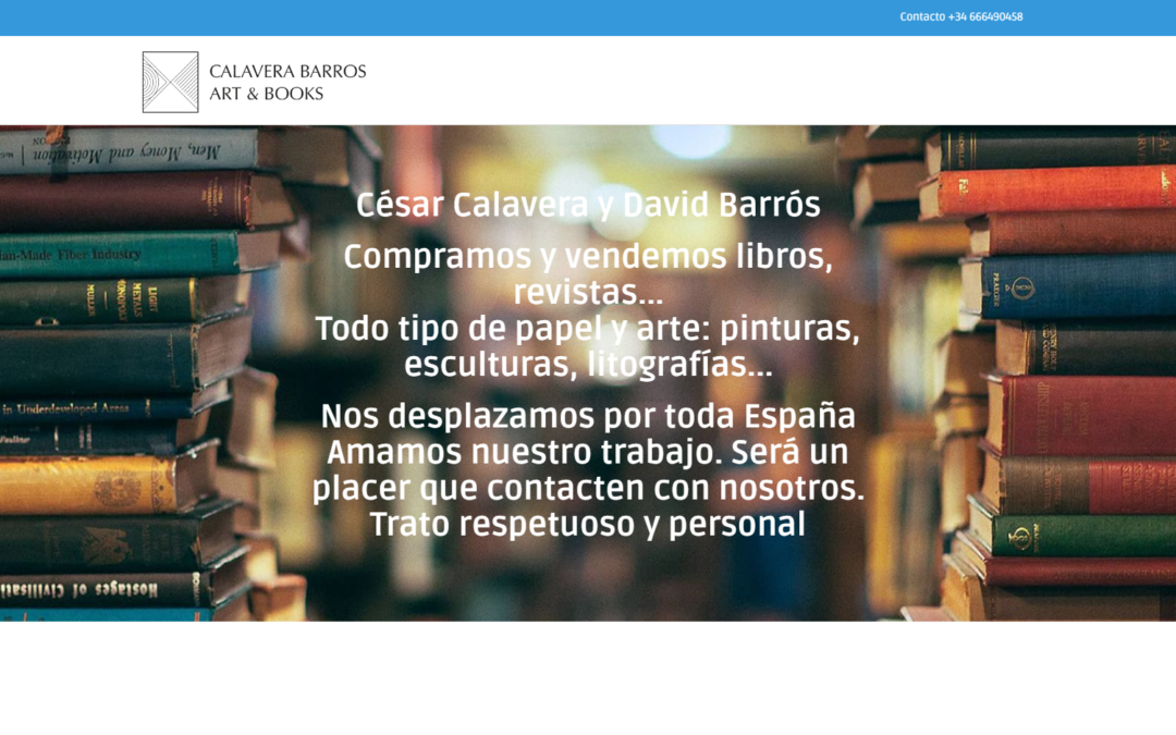 Página web Arte & libros