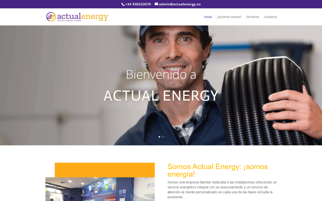 Página web Electricidad Lilac