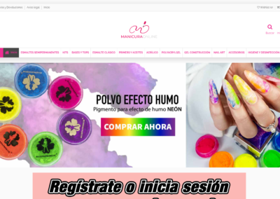 Tienda online cosmética