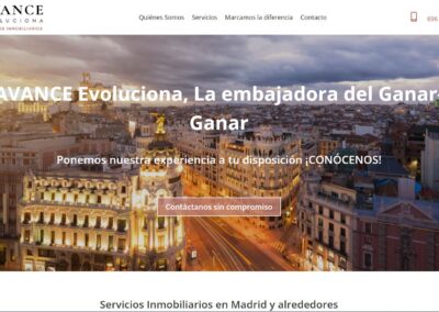 Página web Avance Evoluciona