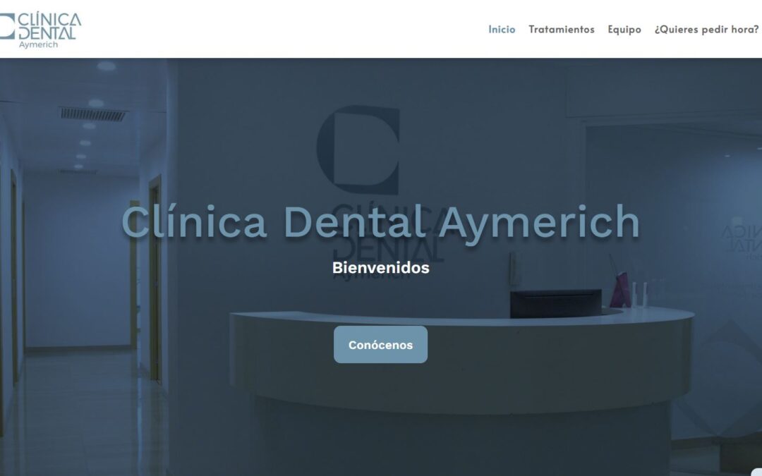 Página web Clínica dental Aymerich