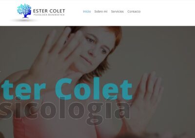 Página web Ester Colet – Psicóloga