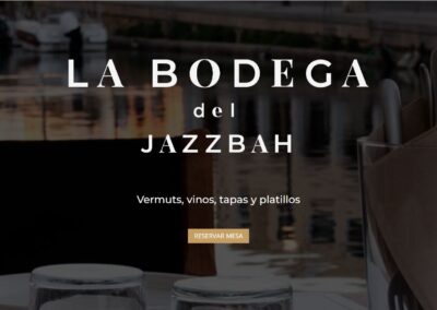 Página web La bodega del Jazzbah