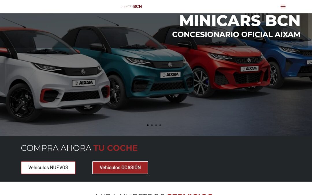 Página web Minicars BCN