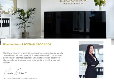 Página web Abogados Escobar