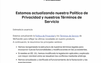 Envío seguro y anónimo de archivos grandes por Internet